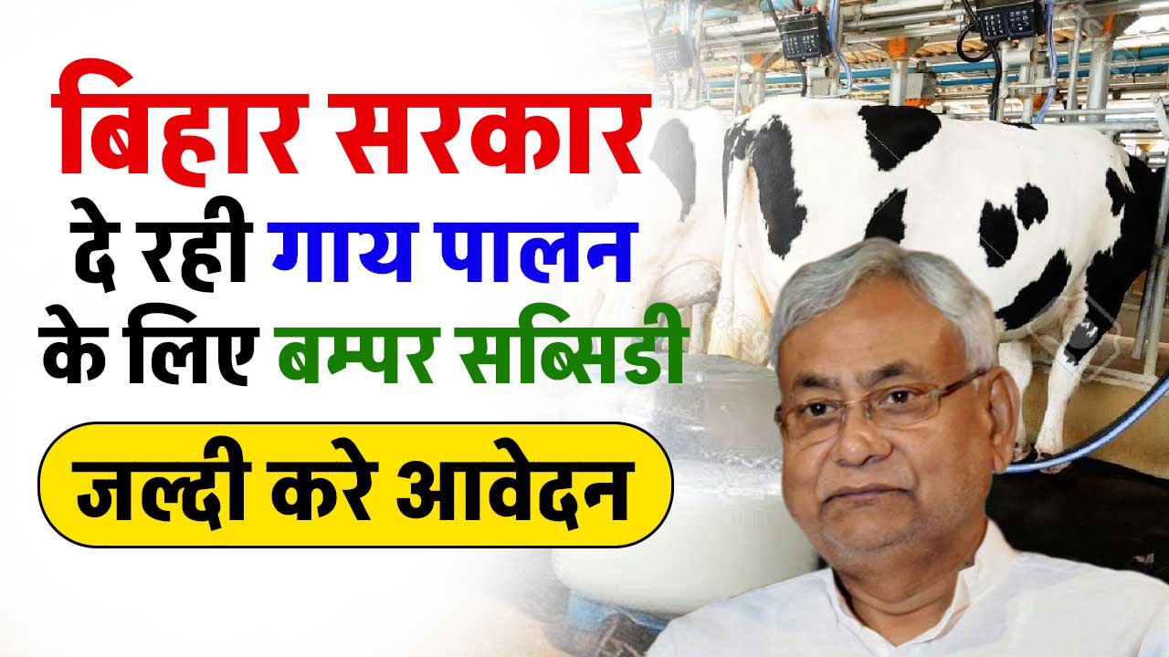 Bihar Dairy Farm Yojana 2024 Online Apply