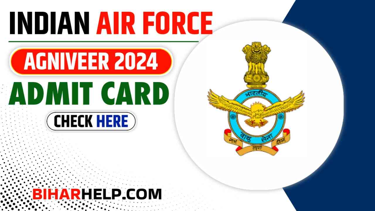 Indian Air Force Agniveer Admit Card 202