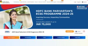 How To Apply Online for HDFC Bank Parivartan's ECSS Programme 2024-25?