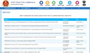 Ssc Mts Admit Card 2024 Download