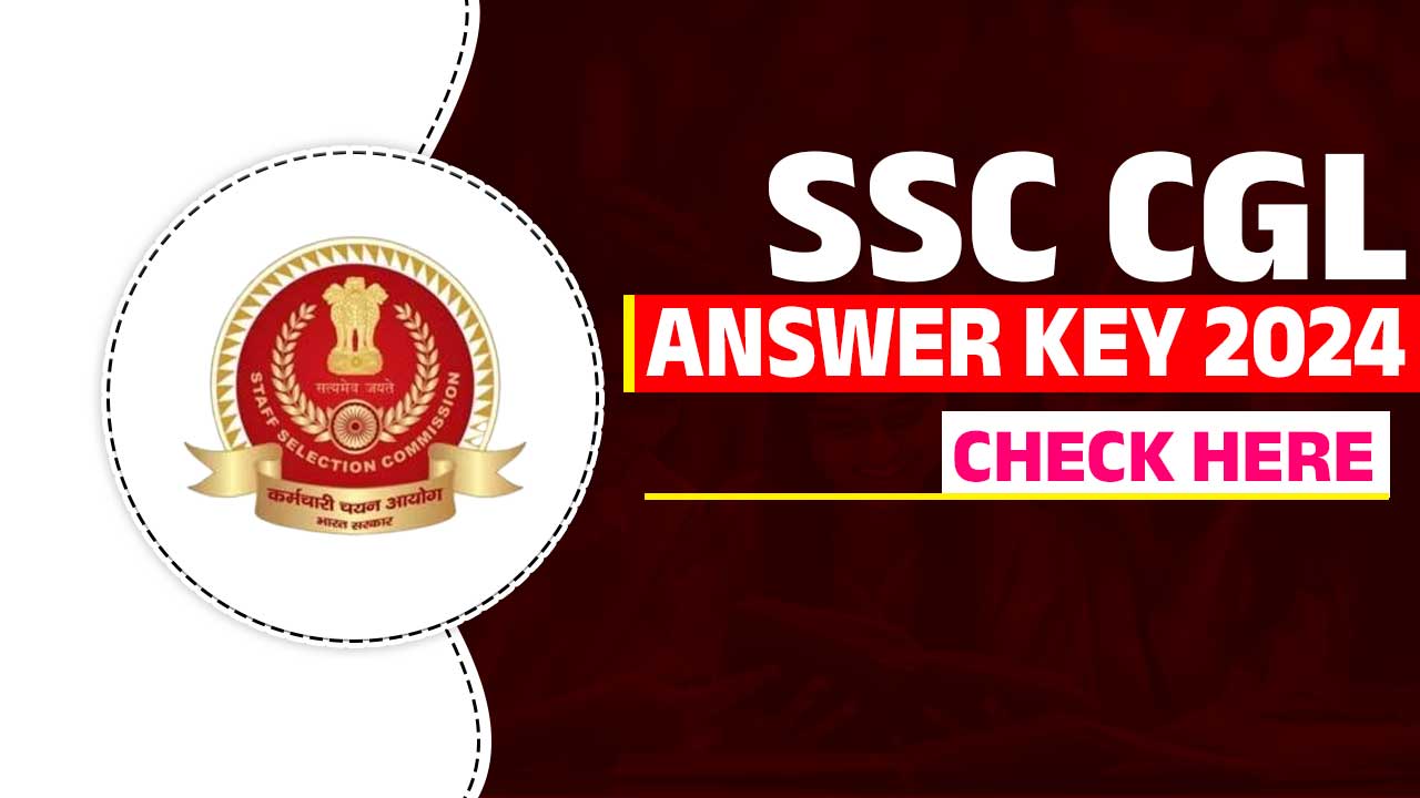 SSC CGL Answer Key 2024