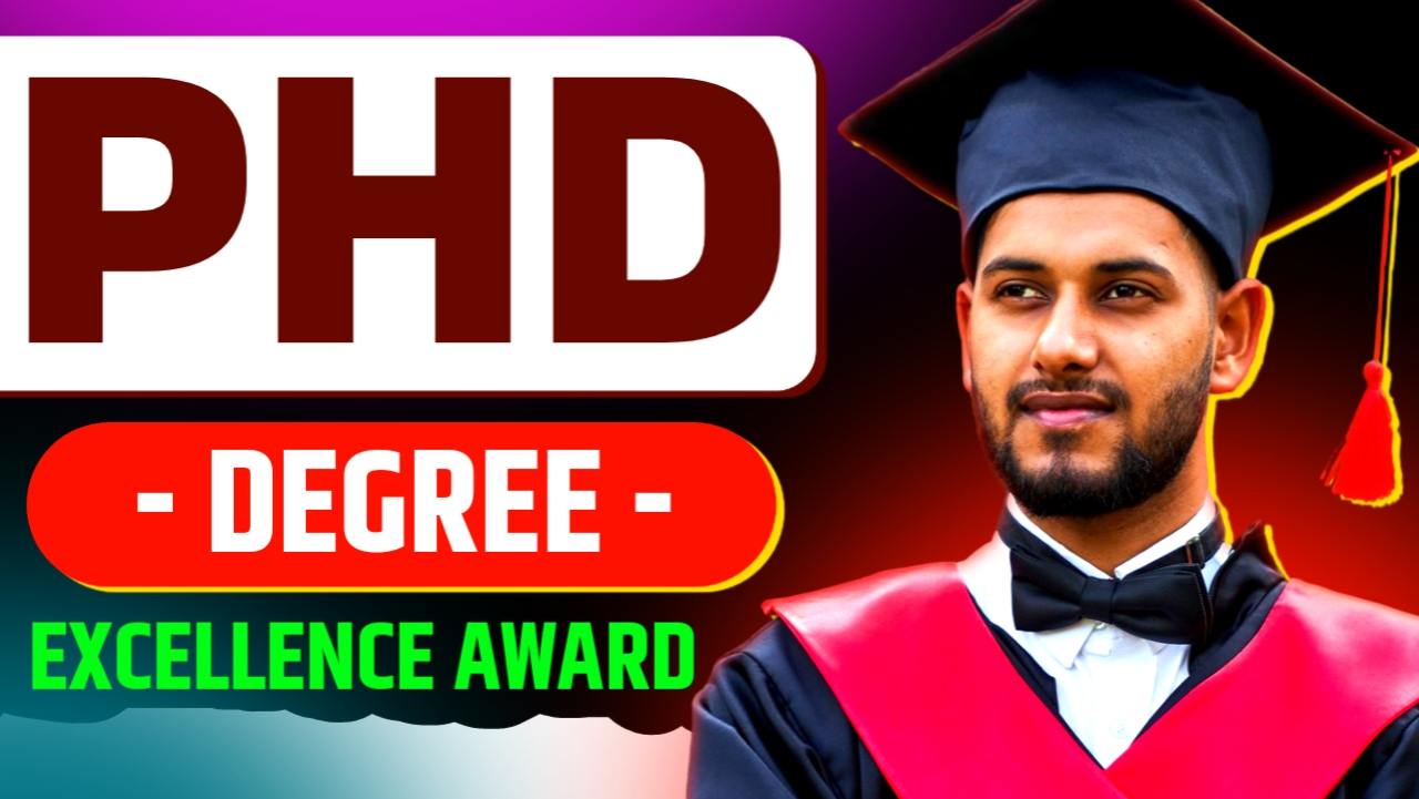 PHD Degree Excellence Award