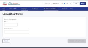 Pan Aadhaar Link Status Check