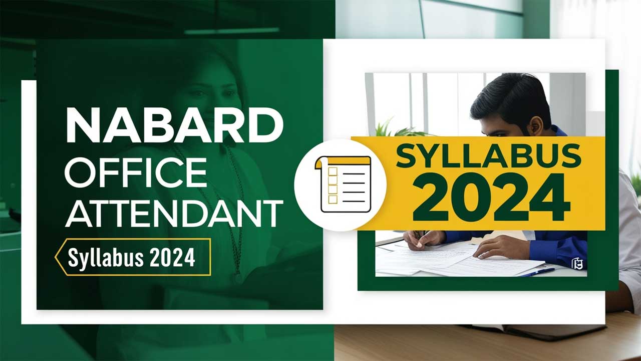 NABARD Office Attendant Syllabus 2024