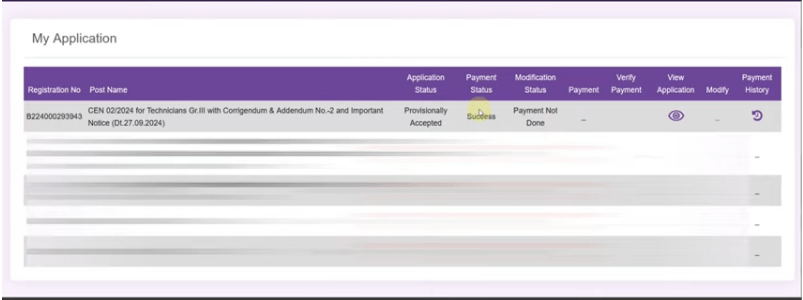 RRB Technician Form Status 2024 Kaise Check Kare