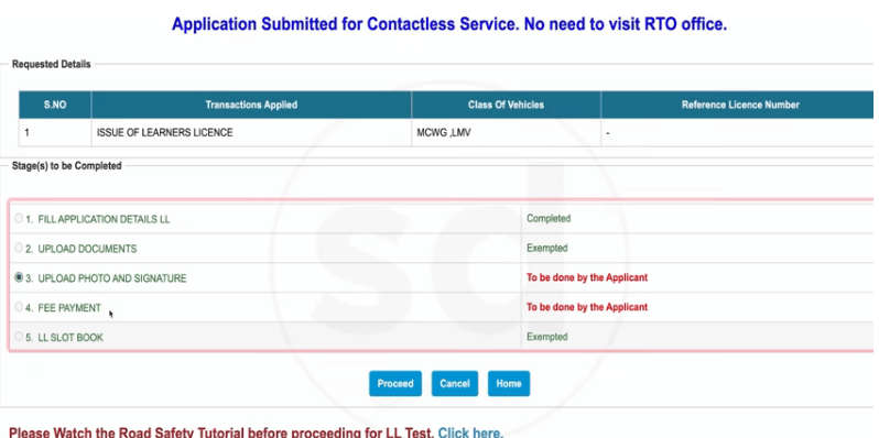 Driving Licence Apply Online 2024