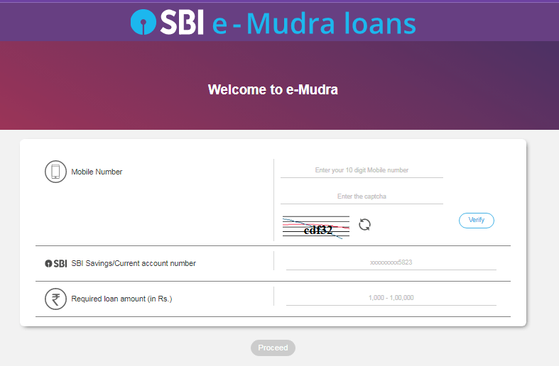 SBI e Mudra Loan 2024 (Apply Online)