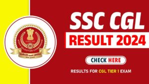 SSC CGL Result Tier I Results