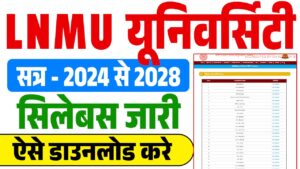 LNMU UG Syllabus 2024-28